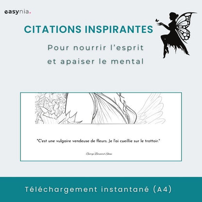 Livre de Coloriage Relaxant pour Adultes: Fées & Animaux