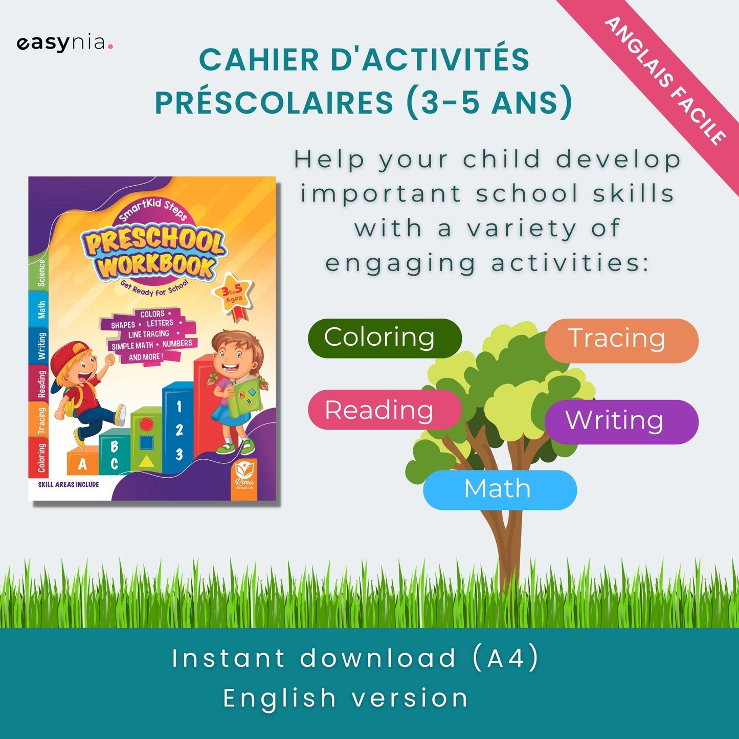 Cahier d'Activités Préscolaire (3-5 ans)